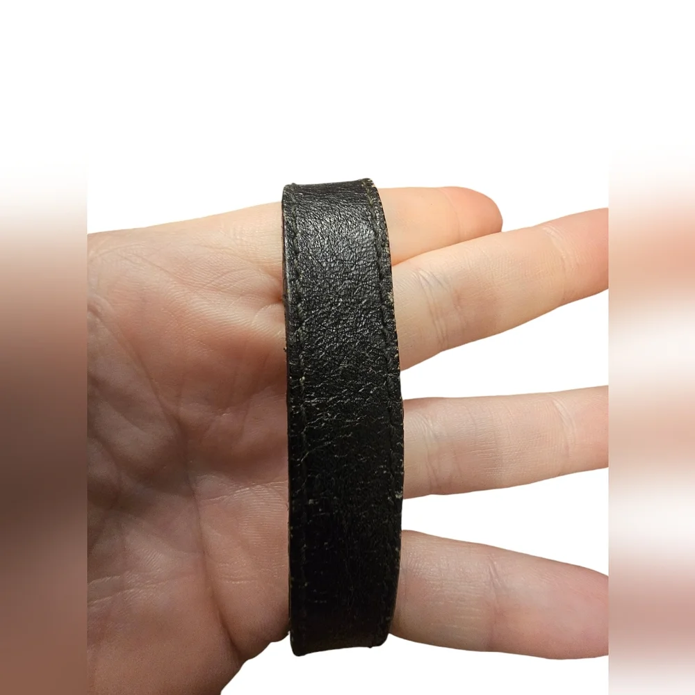 Burberrys 1980s Double flap Black leather crossbody - Picture 10 of 10